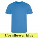 JC001 COOL T - Unisex környakú póló szublimáláshoz cornflower blue